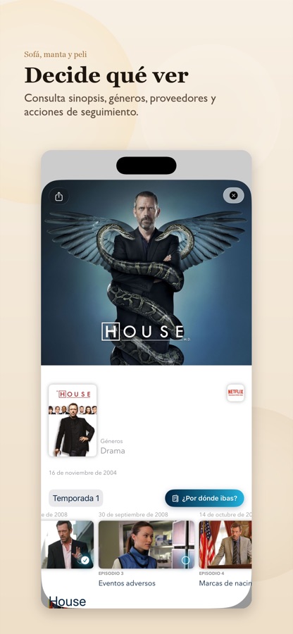 Ficha de una película con tráiler, reparto y plataformas disponibles